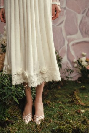 Berry Yogurt Knit Skirt