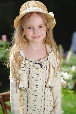 Toddler Girl Blueberry Knit Cardigan