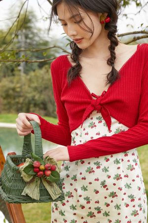 Strawberry Farm Knit Cardigan